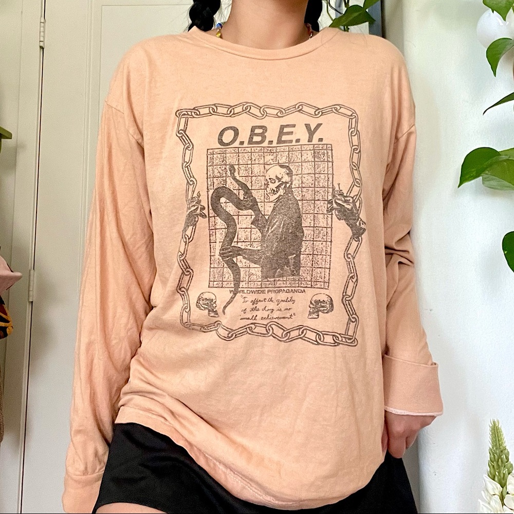 Obey long sleeves T-shirt